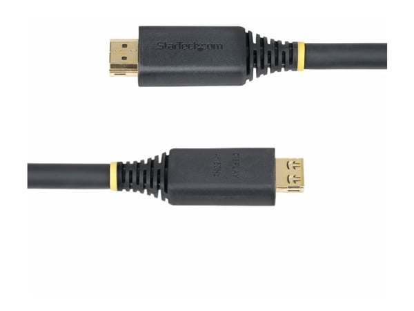 Startech 35ft (10.6m) Active HDMI Cable w/Gripping Connectors - High Speed - HDMI-kabel med Ethernet - HDMI hann til HDMI hann - 10.6 m - skjermet ...