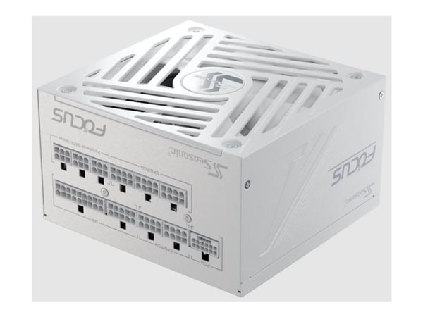 Seasonic FOCUS GX White ATX 3 (2024) 1000 - Strømforsyning (intern) - ATX12V 3.1/ EPS12V - 80 PLUS Gold - AC 100-240 V - 1000 watt - hvit