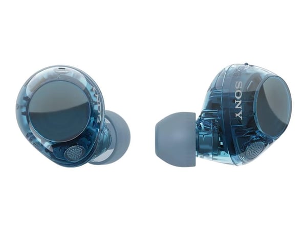 Sony WF-C710N - True wireless-hörlurar med mikrofon - inuti örat - Bluetooth - aktiv brusradering - glasblå
