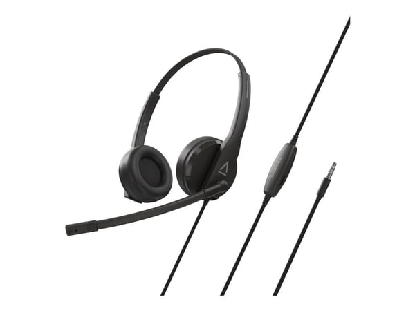Creative HS-230 - Hodesett - on-ear - kablet - USB-A, 3,5 mm jakk - svart