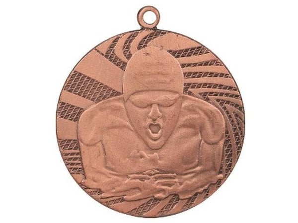 Victoria Sport Medal messing stål - sjakk med lasergravering - RMI
