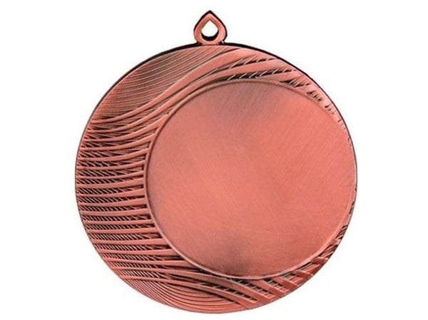 Victoria Sport-medalje bronse m. plass til emblem 50 mm – stålmedalje
