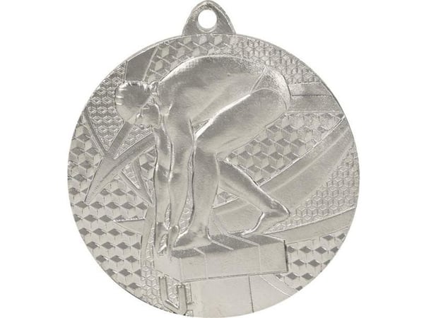 Victoria Sport Medal sølv i stål - svømming