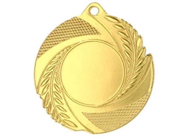 Victoria Sport medalje gull med plass til emblem 25 mm stål