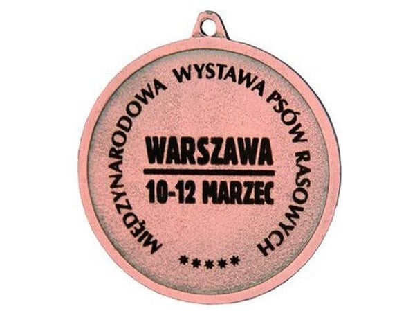 Victoria Sport-medalje med plass til emblem for lasergravering - RMI
