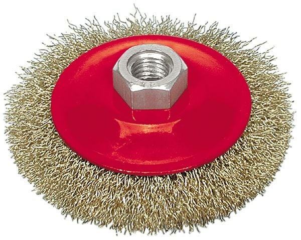 Vorel skivesliper med gjenger rillet tråd 115 mm 06973