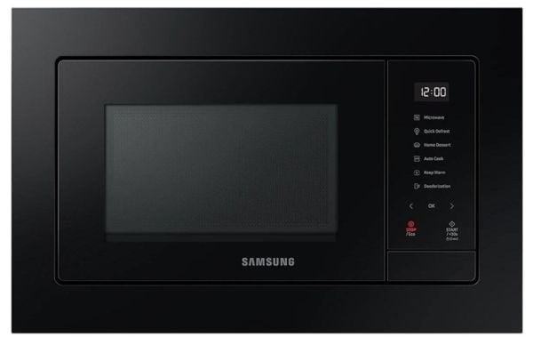 Samsung MQ7000A MG23A7318CK - Mikrobølgeovn med grill - innebygd - 23 liter - 800 W - svart