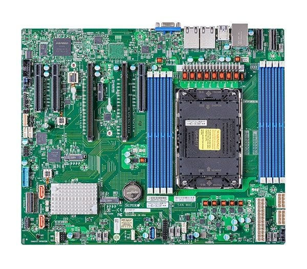 SUPERMICRO X13SEI-F - Hovedkort - ATX - LGA4677 Socket-E - Intel C741 Chipset - USB 3.2 Gen 1 - 2 x Gigabit LAN - innbygd grafikk