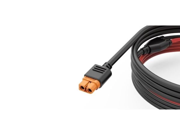 EcoFlow LMC4-XT60I-2.5M, Kabel, Svart, Rød, 2,5 m
