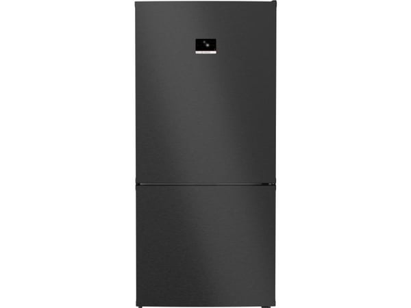Bosch Serie | 8 KGP86AXB0N - Kjøleskap/fryser - bunnfryser - Wi-Fi - bredde: 86 cm - dybde: 81 cm - høyde: 186 cm - 621 liter - Klasse B - brushed ...