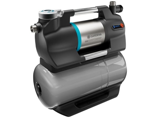 Gardena Pressure Tank Unit 6300 SilentComfort, 1050 W, AC, 4,9 stang, 6300 l/t, IPX4, Sort, Grå