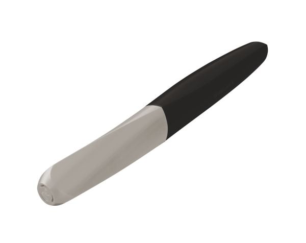 Pelikan Twist Color Blocking, musta, Harmaa, Patruunatäyttöjärjestelmä, Sininen, Keskikokoinen, Molempikätinen, Laatikko
