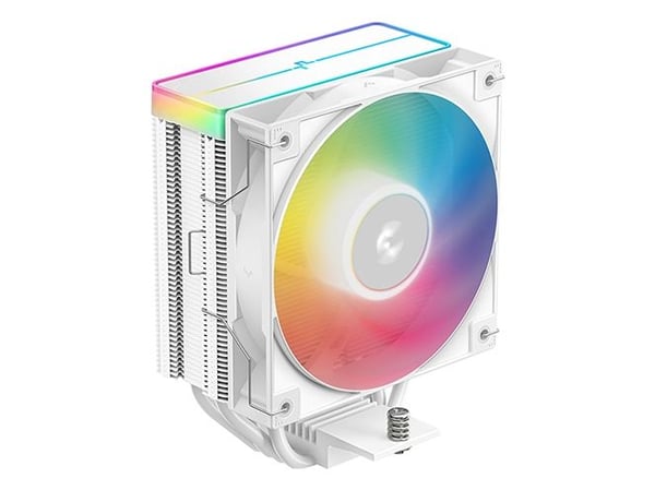 Deepcool AG400 WH V2 - Prosessorkjøler - (for: LGA1851, LGA1700, LGA1200, LGA115x Socket, AM5, AM4) - 120 mm - hvit