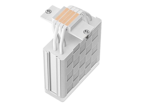 Deepcool AG400 WH V2 - Prosessorkjøler - (for: LGA1851, LGA1700, LGA1200, LGA115x Socket, AM5, AM4) - 120 mm - hvit