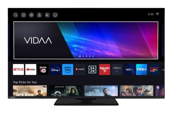 Toshiba 55UV3463DG, 139,7 cm (55"), 3840 x 2160 pikseliä, 4K Ultra HD, DLED, Älytelevisio, musta