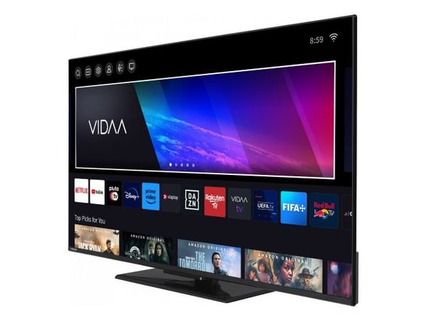 Toshiba 55UV3463DG, 139,7 cm (55"), 3840 x 2160 piksler, 4K Ultra HD, DLED, Smart TV, Svart