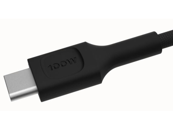 USB-C-kabel 2m 100W Greencell PowerStream Hurtiglading PD Panther Black