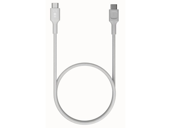 USB-C-kaapeli 2m 100W Greencell PowerStream Fast Charging PD Lumivalkoinen