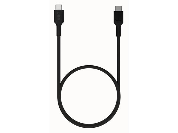 USB-C-kabel 1,2 m 100 W Greencell PowerFlex Hurtiglading PD Panther Black