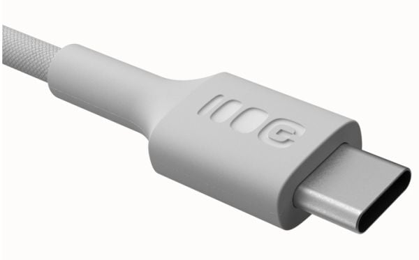 USB-C-kabel 0,3 m 100 W Greencell PowerStream Hurtiglading PD Snow White