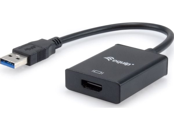 Equip 133385, 3.2 Gen 1 (3.1 Gen 1), USB Type-A, HDMI-utgang, 1920 x 1080 piksler