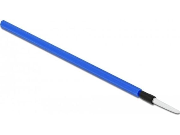 Delock - Fiberoptikkrensepinne - 10 cm - blå (en pakke 5)