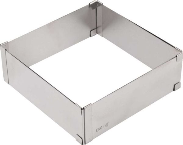 KingHoff FORMA REGULOWANA ring/ramme til kaker (torter) KINGHOFF KH-1906, kvadratisk