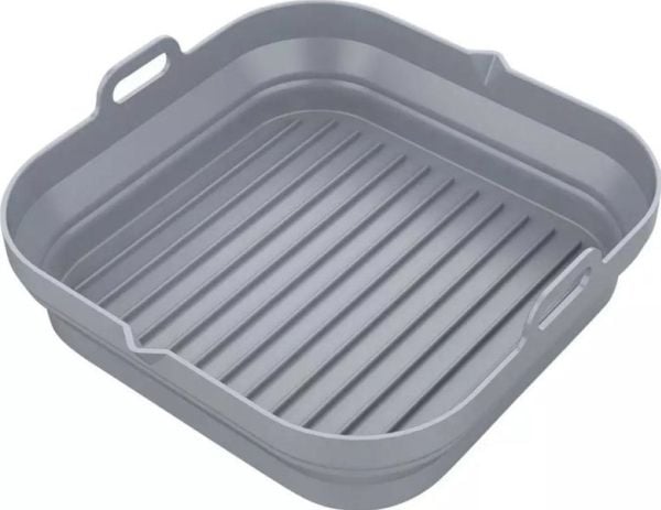 Silikoninnsatser til frityrkjele 21x21 sett med 2 stk bakeform Klausberg KB 7790