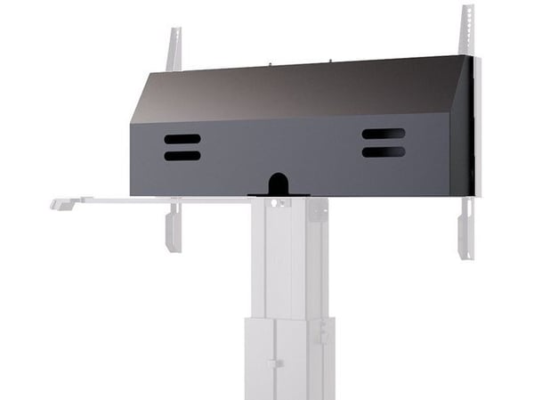 HAGOR HP Lift - Monteringskomponent (baksidedeksel) - låsbar - svart - vognmonterbar - for HP Lift Floorstand, Lift Floor-Wall, Lift Mobile