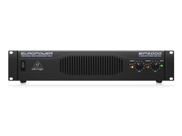 Behringer EP2000, 2000 W, 0,01%, 34 dB, 20000 O, 20 - 20000 hz, 1/4"