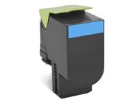 Lexmark 702HC, 3000 sivua, Syaani, 1 kpl