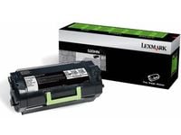 Lexmark 520XN - Extra High Yield - Musta - Alkuperäinen - Värikasetti tarrakäyttöön Lexmark Corporate - Lexmark MS711dn -laitteeseen