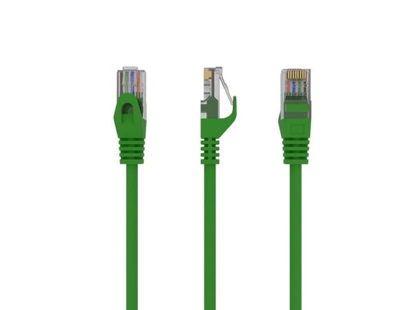 Cablexpert - Koblingskabel - RJ-45 (hann) til RJ-45 (hann) - 6.2 mm - UTP - CAT 6 - formstøpt, uten hindringer - grønn