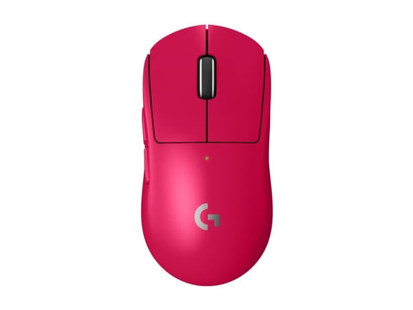 Logitech G PRO X SUPERLIGHT 2 - Mus - gaming - optisk - 5 knapper - trådløs - 2.4 GHz - USB Logitech LIGHTSPEED-mottaker - rosa