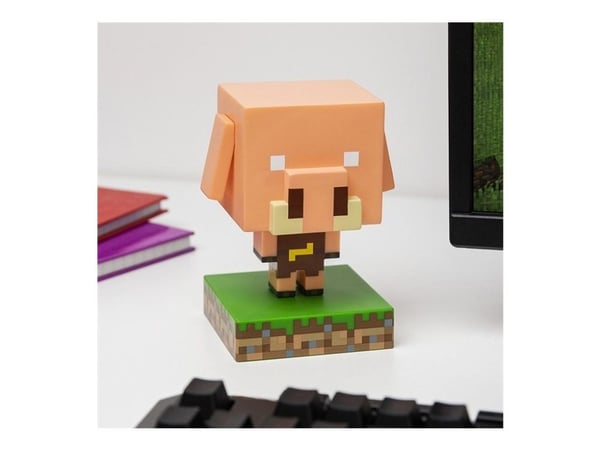 Paladone Icon Minecraft Piglin - Dekorasjonslampe - mykt varmt lys Paladone Icon Minecraft Piglin - Dekorasjonslampe - mykt varmt lys
