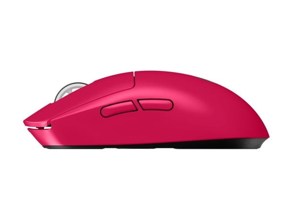 Logitech G PRO X SUPERLIGHT 2 - Mus - gaming - optisk - 5 knapper - trådløs - 2.4 GHz - USB Logitech LIGHTSPEED-mottaker - rosa
