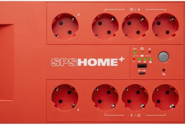Salicru SPS 850 HOME+, Linje-Interactive, 0,65 kVA, 360 W, Pseudo sine, 162 V, 290 V