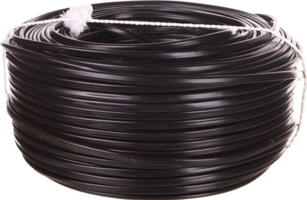 Shumee Flatkabel H03VVH2-F (OMYp) 2x0,75 svart /100m/