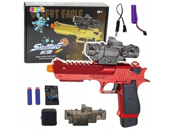 Electric vesi pallo Gun vaahto nuolet punainen Electric vesi pallo Gun vaahto nuolet punainen