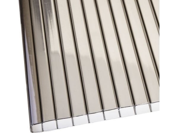 Kammer polykarbonat T2x1,05M 4mm bronse
