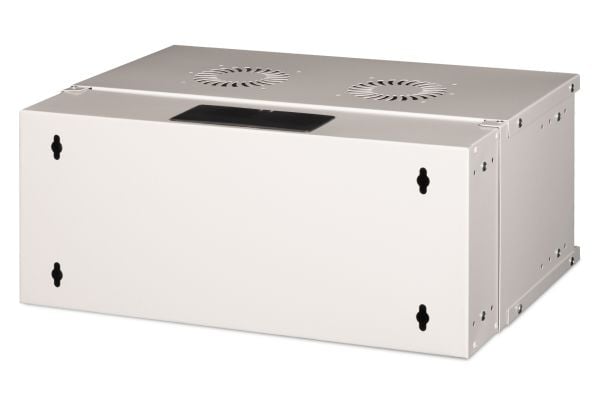 Digitus SOHO PRO Series - Skap - 540x400 mm (WxD) - veggmonterbar - RAL 7035, lysegrå - 4U - 19"