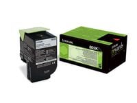 Lexmark 802K, 1000 sivua, Musta, 1 kpl