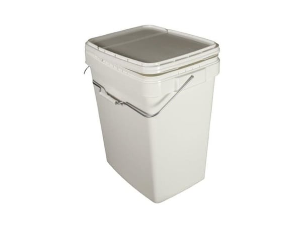 Affek Design SQUARE boks med lokk 31x30x40 cm 25L WHT