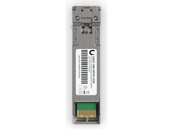 Ubiquiti UniFi - SFP+ transceivermodul - 10GbE - 10GBase-CWDM - LC/UPC-enkeltmodus - opp til 20 km - 1330 nm