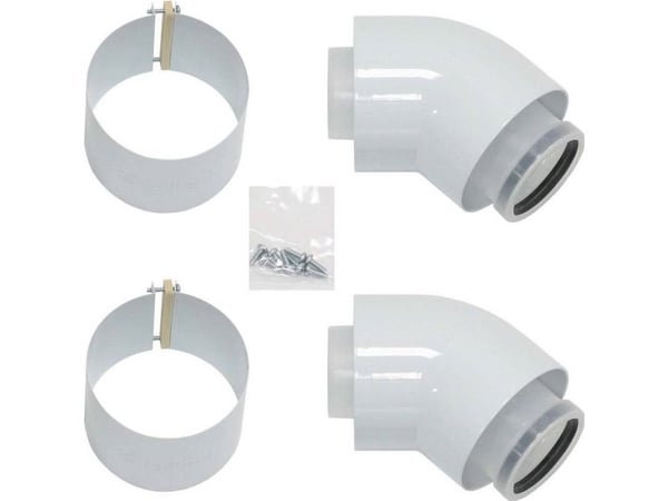 Vaillant EcoTEC Taivutus 45° 2 kpl 60/100 mm