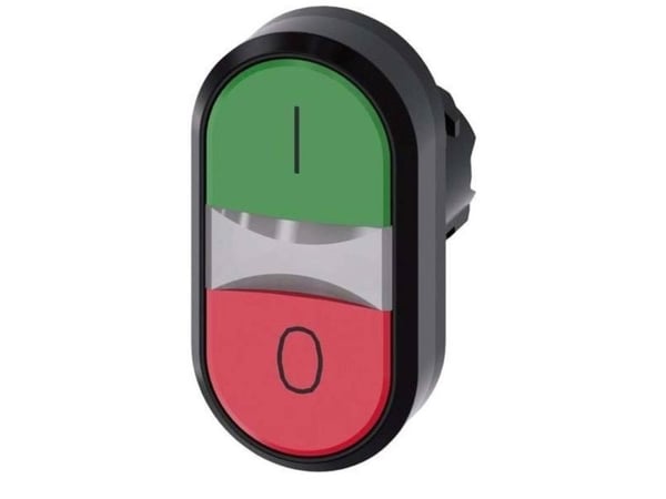 Siemens 3SU10003AB420AK0 3SU1000-3AB42-0AK0 Kaksoispainike (L x K) 29,8 mm x 57,7 mm IP66, IP67, IP69/IP69K 1 kpl 1 kpl