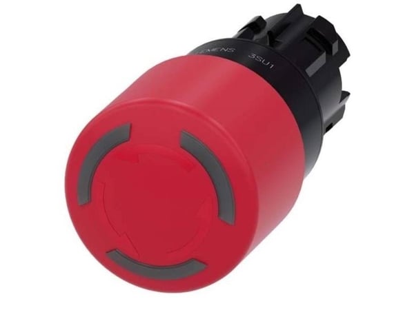 Siemens 3SU1001-1GB20-0AA0 Nødstopstast IP66, IP67, IP69/IP69K 1 kpl 1 kpl