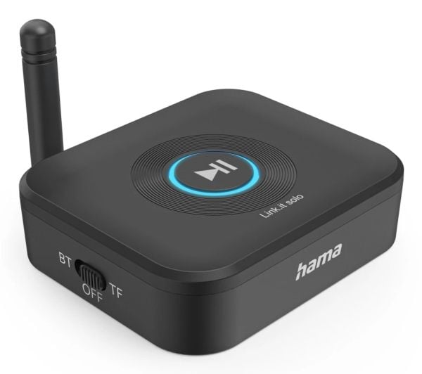 Hama Link.it solo, Bluetooth, 3,5 mm, 50 m, Svart, USB, Lyd (3?5mm), USB Type-A til USB Type-C