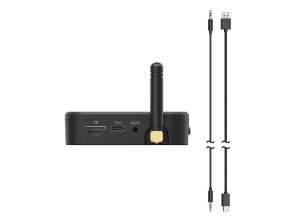 Hama Link.it solo, Bluetooth, 3,5 mm, 50 m, Svart, USB, Lyd (3?5mm), USB Type-A til USB Type-C