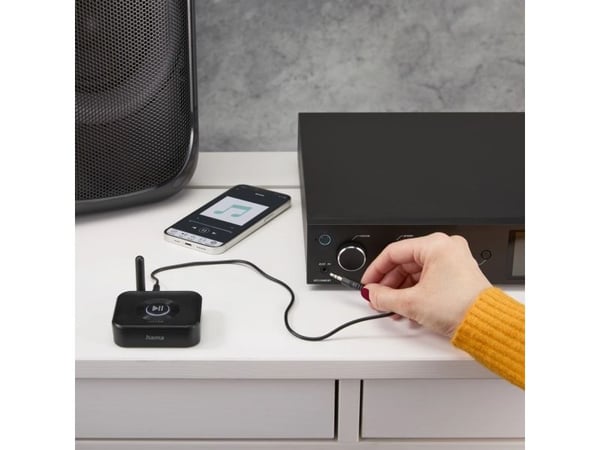 Hama Link.it solo, Bluetooth, 3,5 mm, 50 m, Svart, USB, Lyd (3?5mm), USB Type-A til USB Type-C